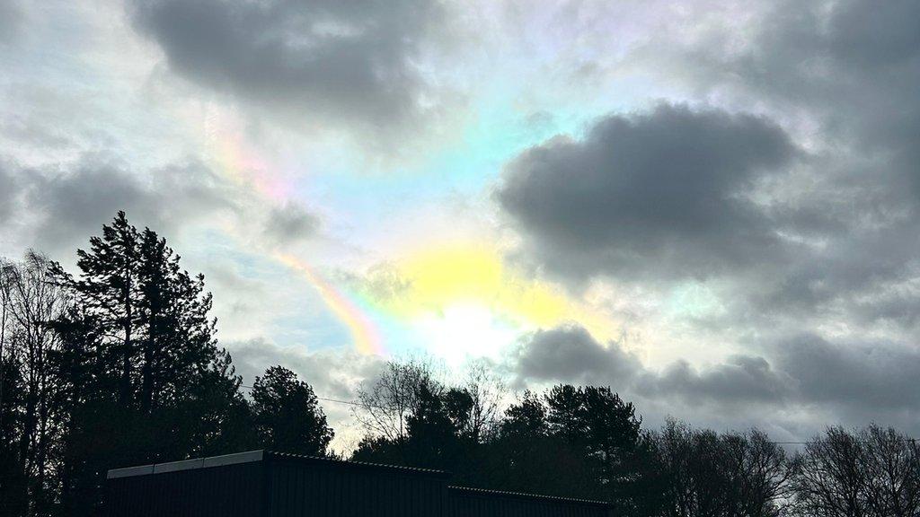 Rainbow cloud