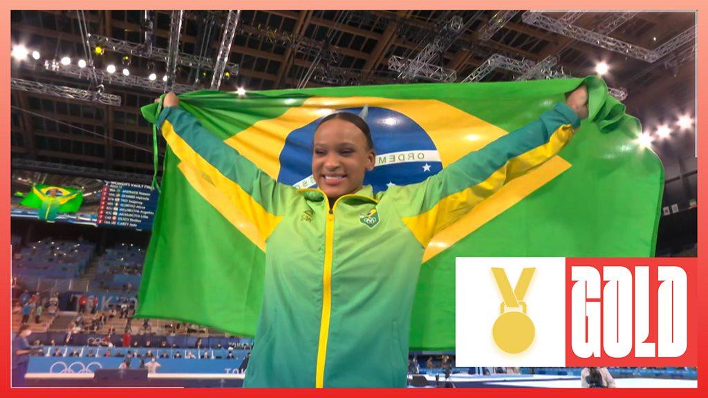 Tokyo Olympics: Brazil's Rebeca Andrade wins gold in women's vault ...