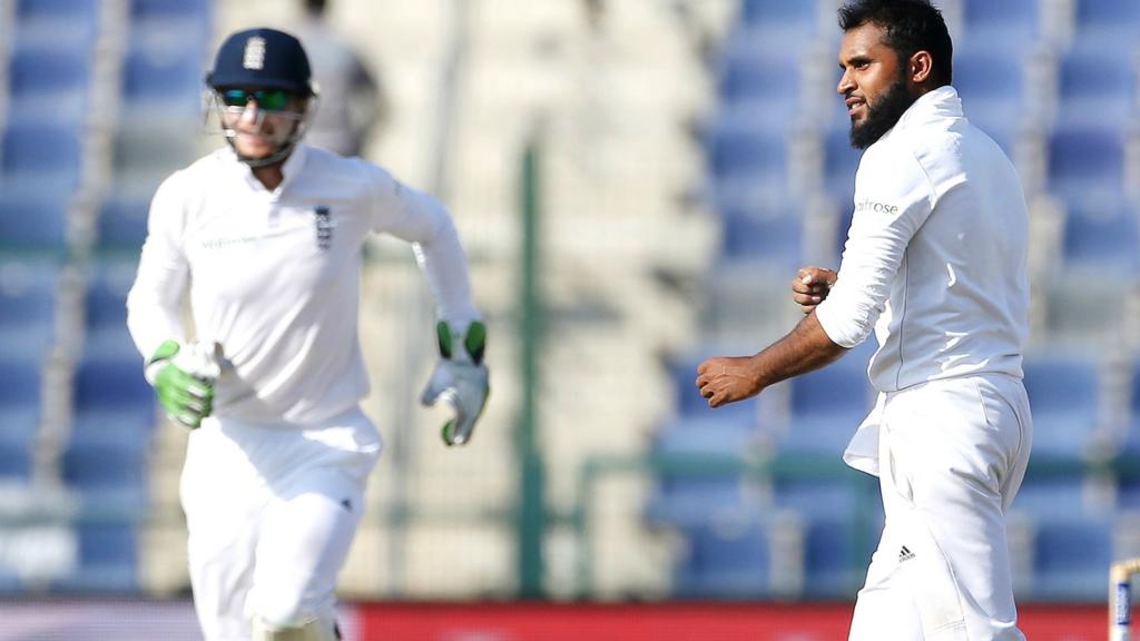 Adil Rashid celebrates