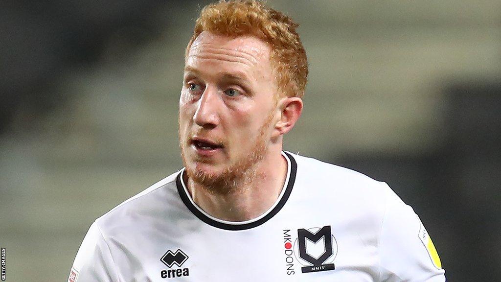 Mk Dons defender Dean Lewington