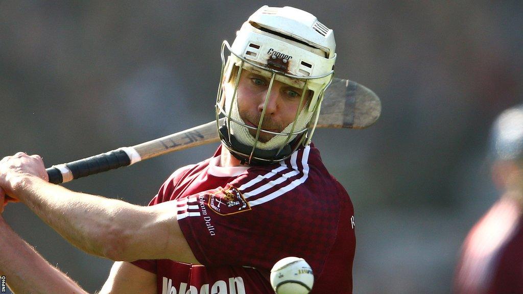 Neil McManus in action for Cushendall