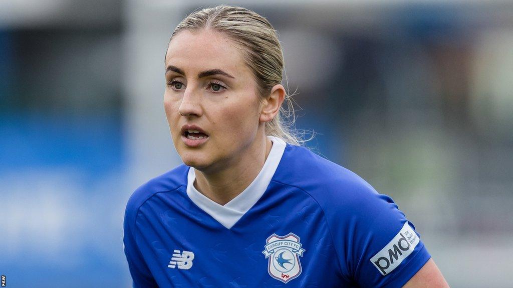 Hannah Power in action for Cardiff