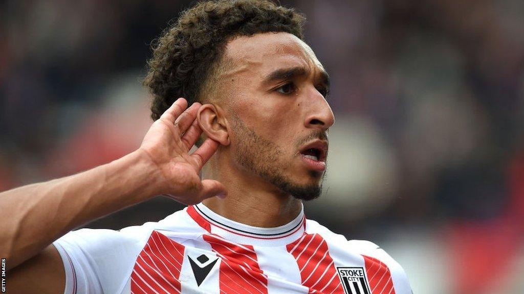 Jacob Brown struck his seventh goal of the season to put Stoke ahead against West Brom