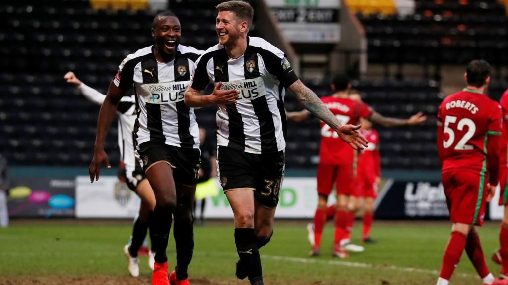 Stead scores for Notts County