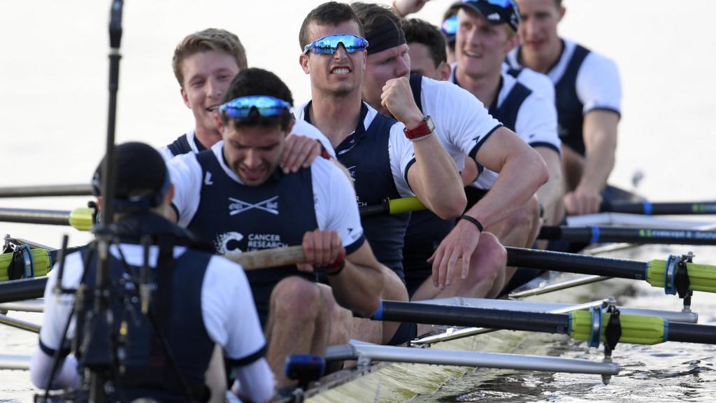 Oxford crew celebrate