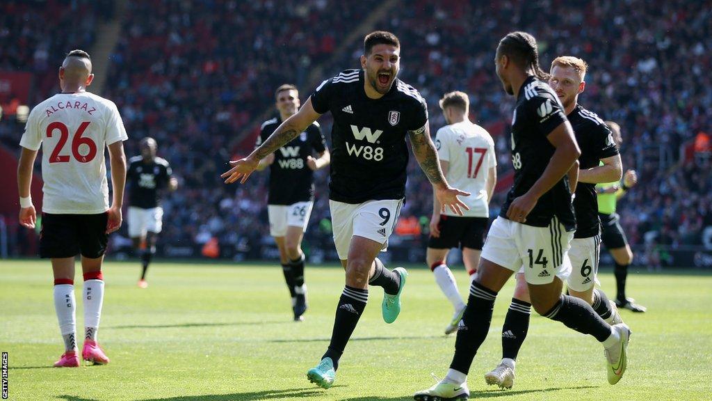 Aleksandar Mitrovic has scored his 12th goal this season, a new career high in the English Premier League.