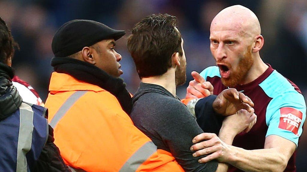 West Ham pitch invasion