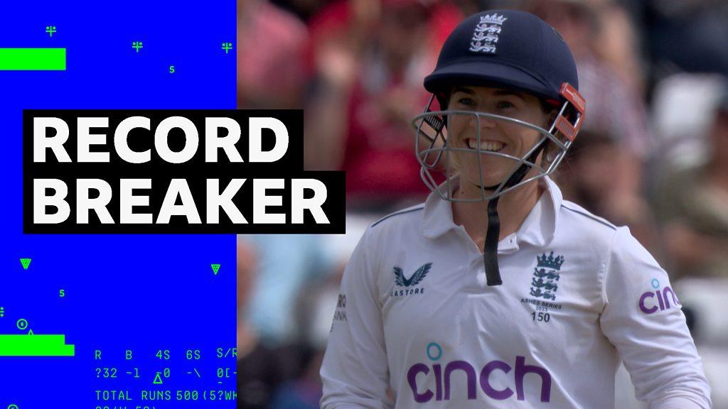 Women's Ashes 2023 Tammy Beaumont breaks record for highest England