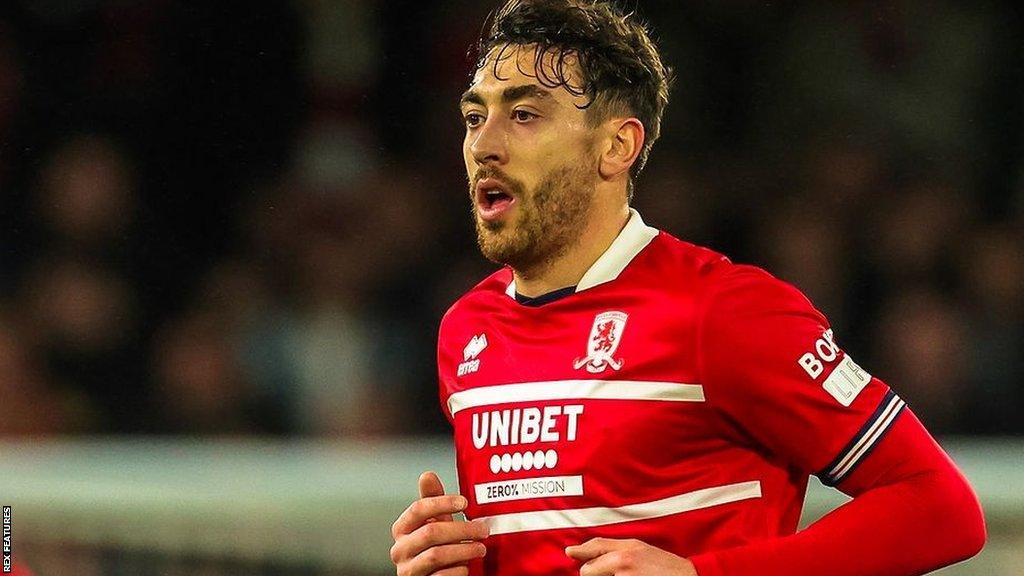 Forward Matt Crooks in action for Middlesbrough