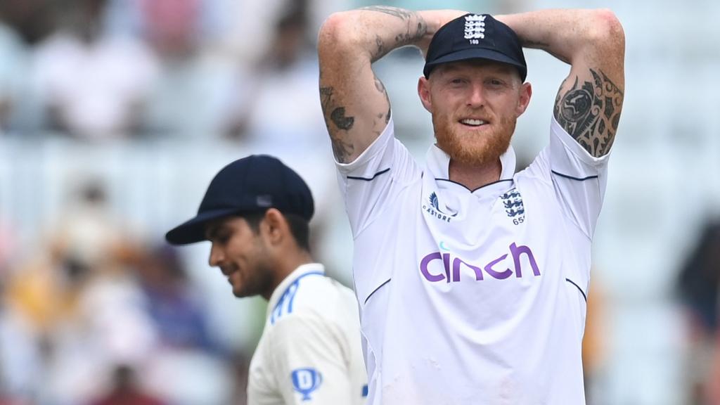 Ben Stokes has his hands on his head