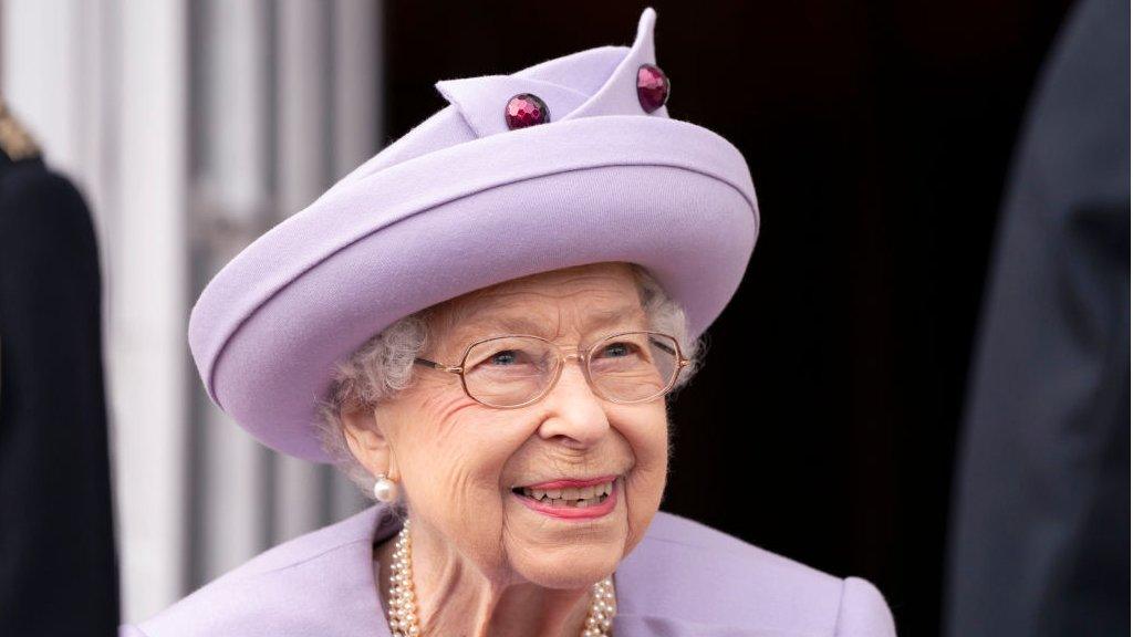 Queen Elizabeth II attends an Armed Forces Act of Loyalty Parade in Edinburgh, Scotland