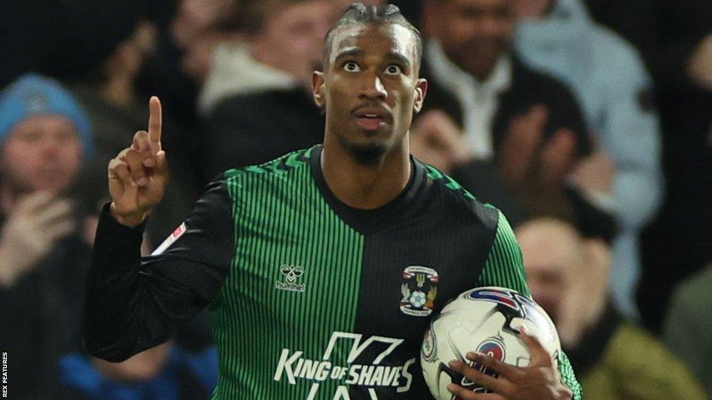 Haji Wright celebrated his second successful penalty in Coventry's last six games