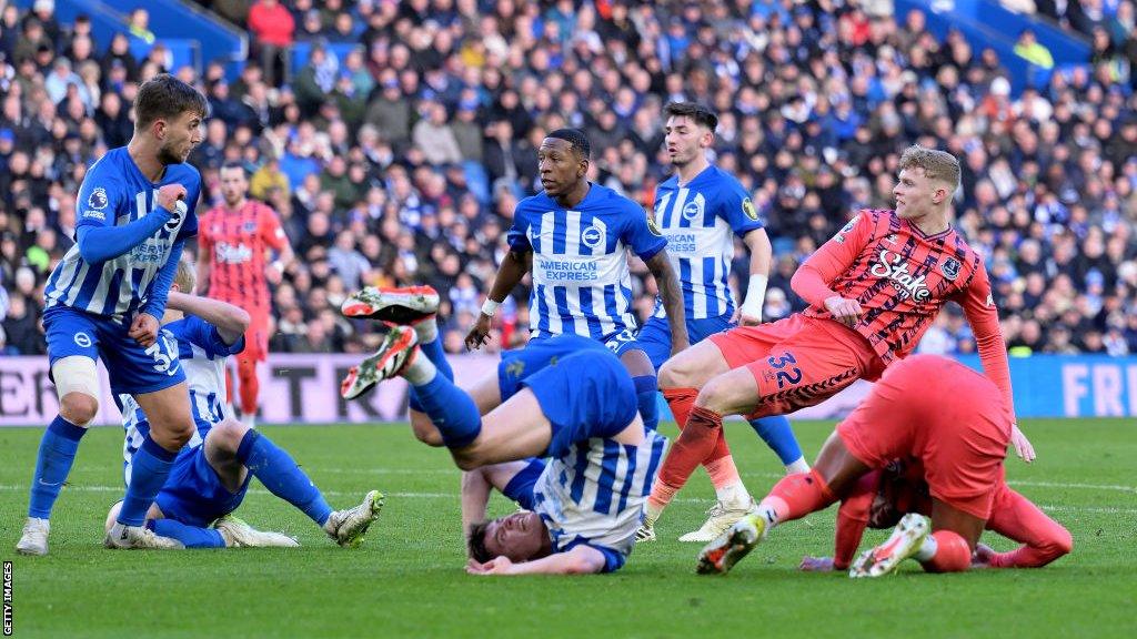 Jarrad Branthwaite's goal was his second in four Premier League games, having rescued Everton a point with a 90th-minute equaliser against Tottenham earlier this month