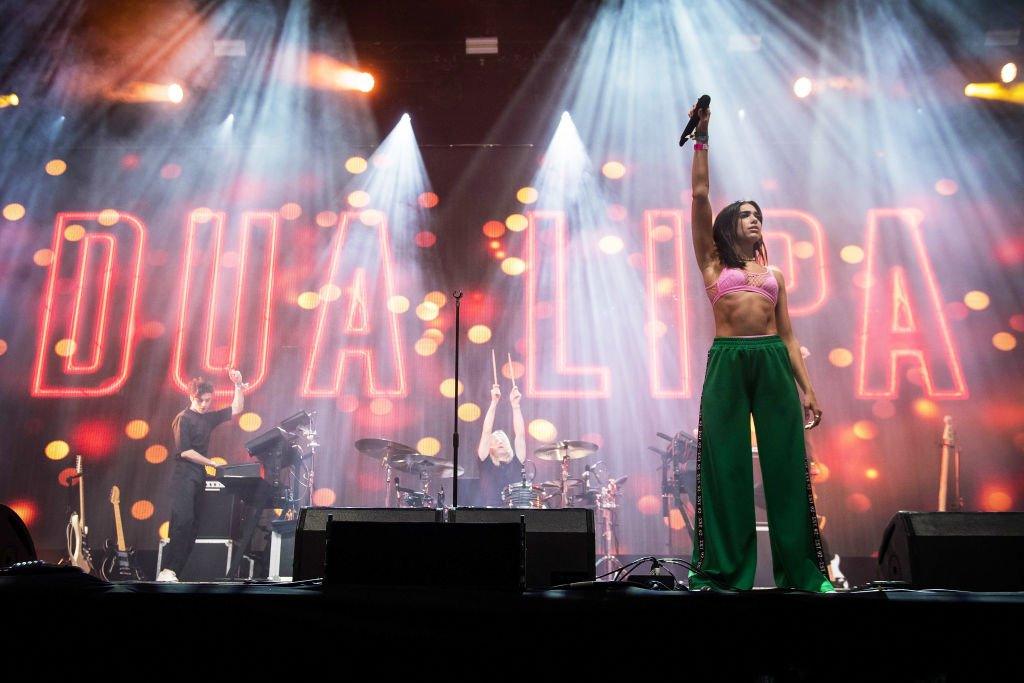 Dua Lipa at Glastonbury