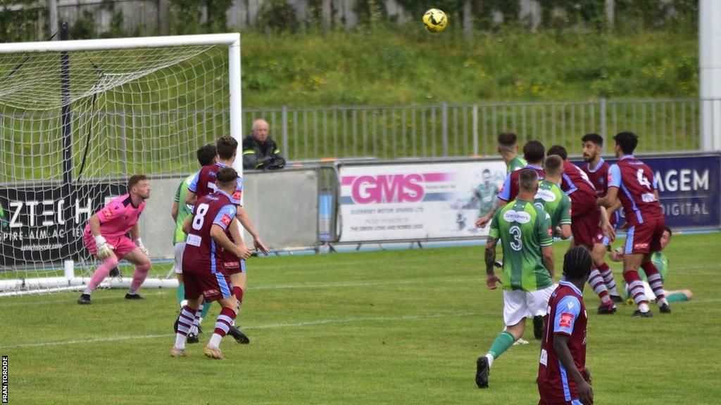 Guernsey FC in action