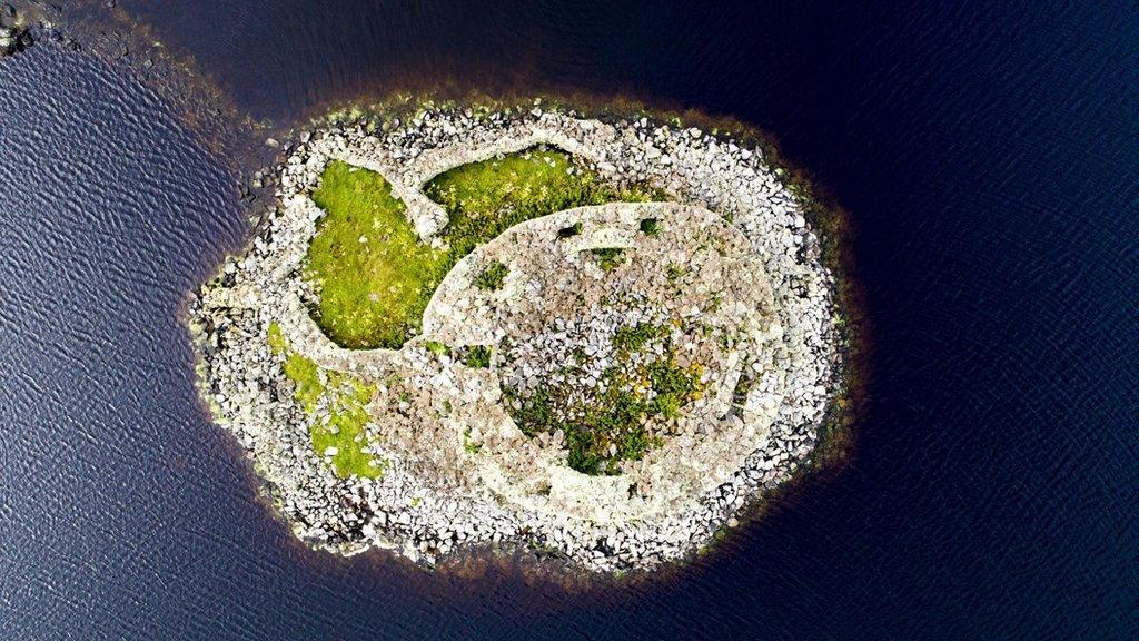 Aerial image of Dun Torcuill