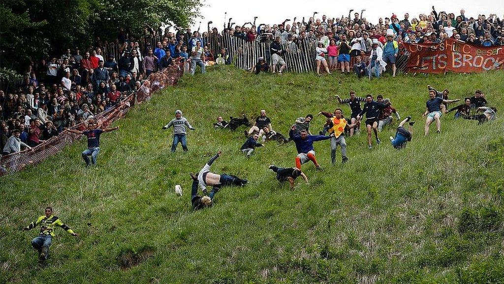 Cheese rolling