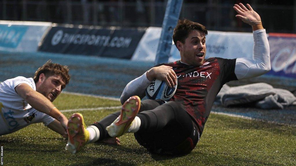 Saracens winger Sean Maitland