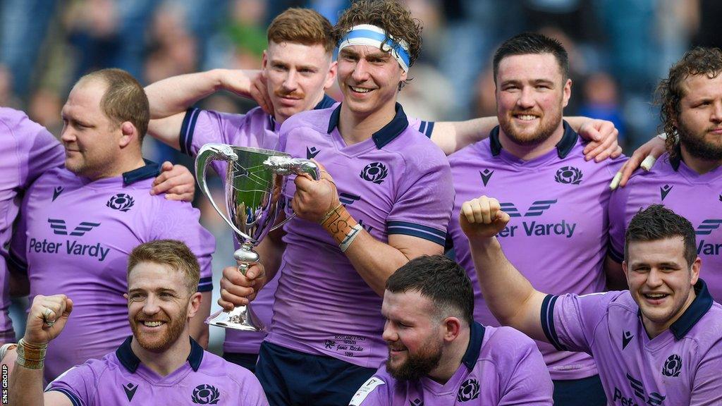 Jamie Ritchie captained Scotland to three victories in this year's Six Nations