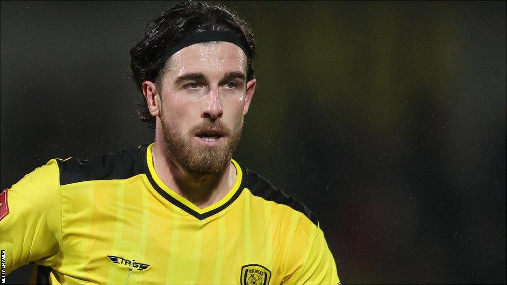 Cole Stockton in action for Burton Albion