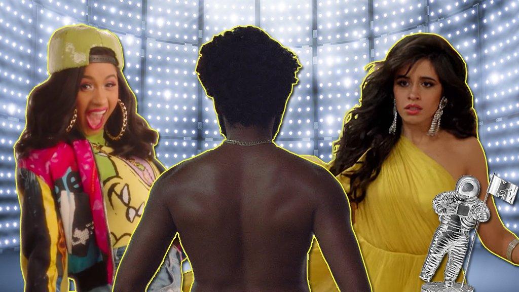 Cardi B, Childish Gambino and Camila Cabello