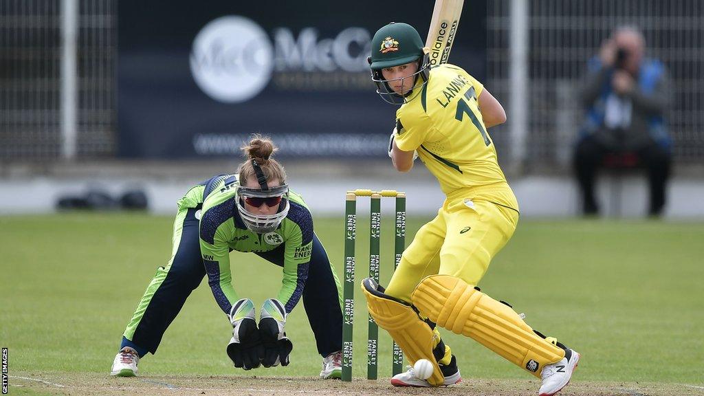 Australia's Meg Lanning in action against Ireland last year at Bready