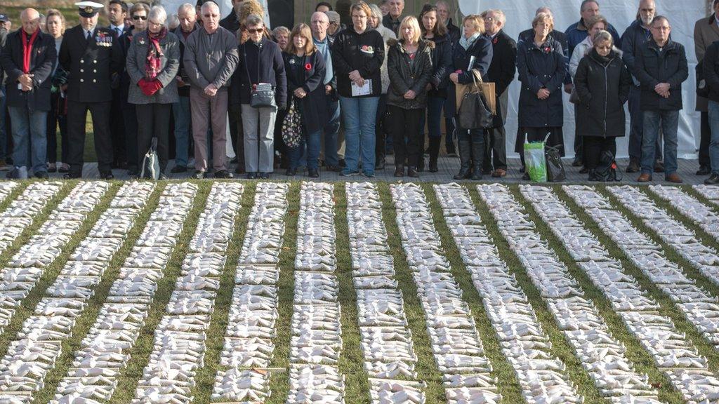 Shrouds of the Somme in Bristol