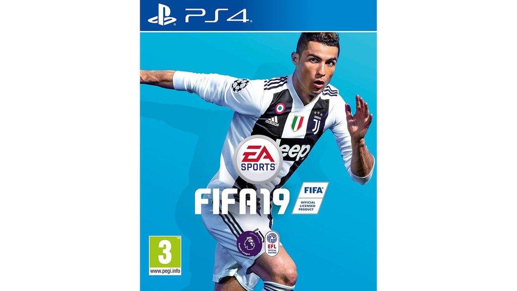 Cristiano Ronaldo, Fifa 19 cover.