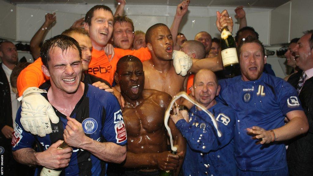 The glory days begin - Keith Hill won promotion to League One on two occasions with Rochdale, firstly in 2010