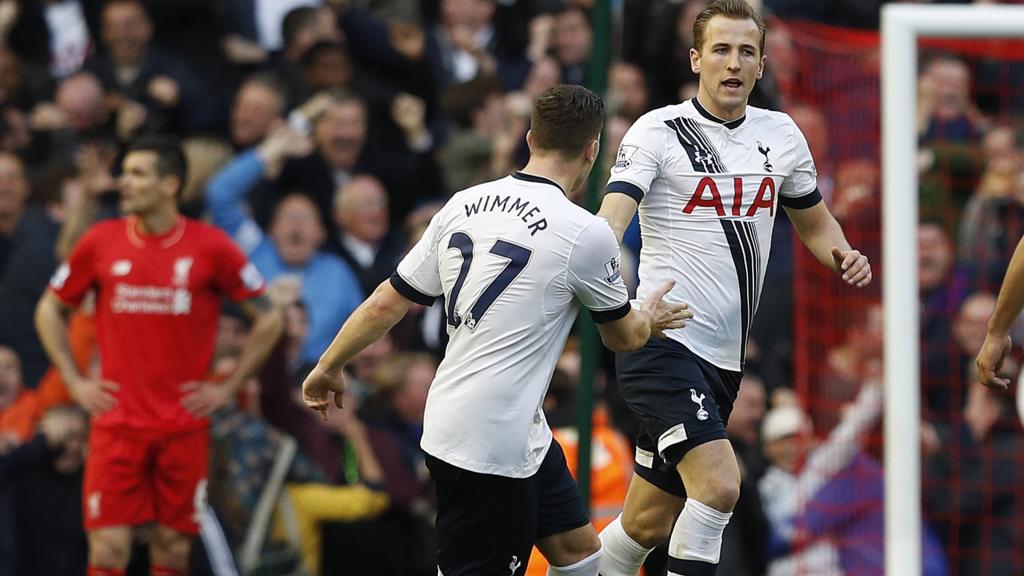 Harry Kane celebrates