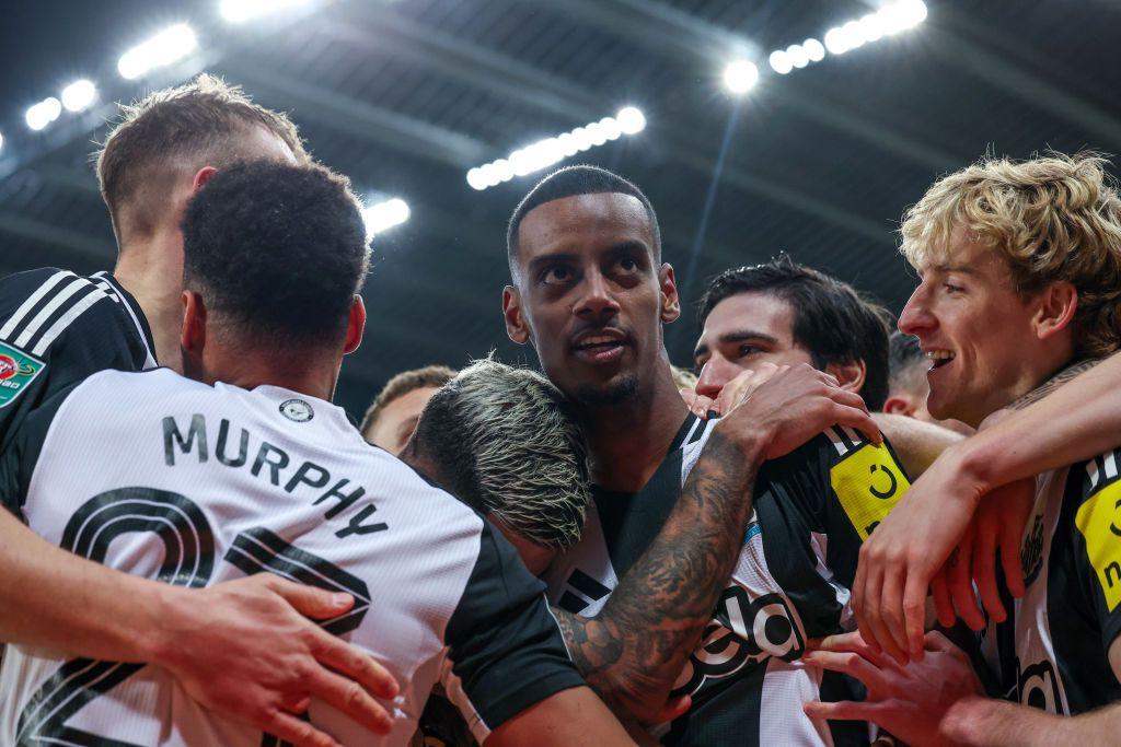 Newcastle United celebrate