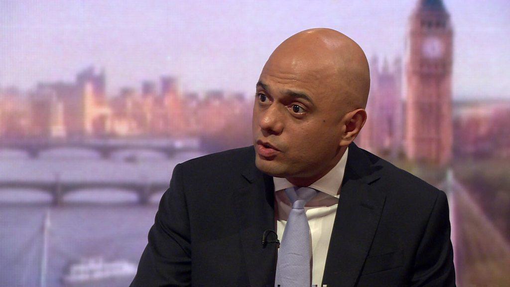 Home Secretary Sajid Javid says he thinks about the "terror threat" everyday.