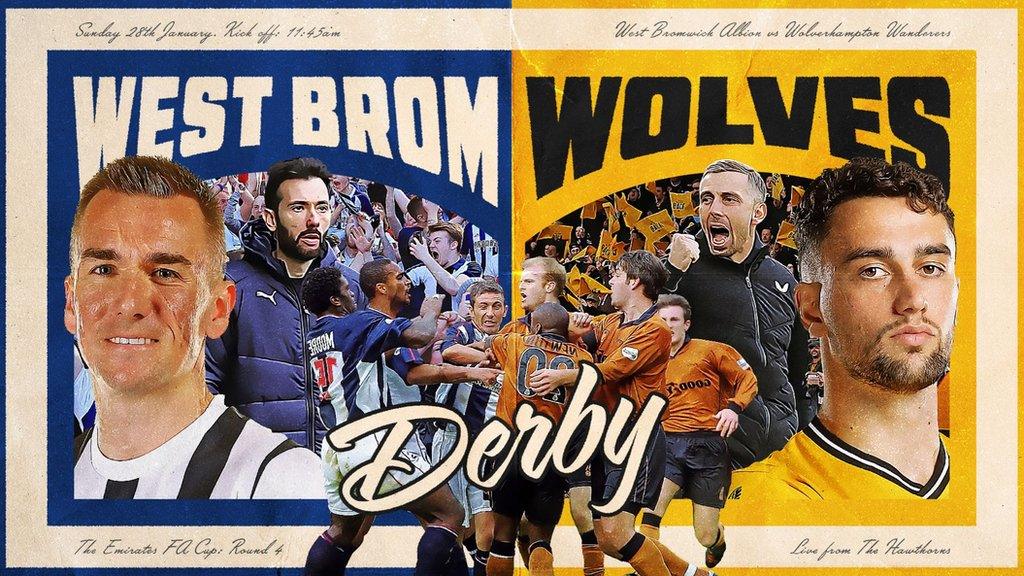 West Brom v Wolves Graphic