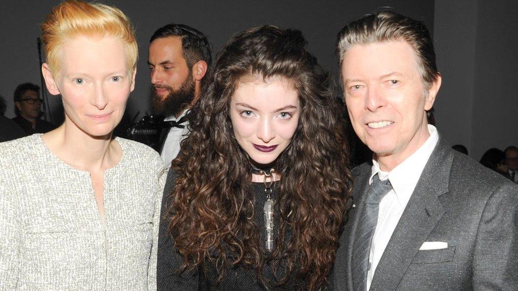 Tilda Swinton, Lorde and David Bowie