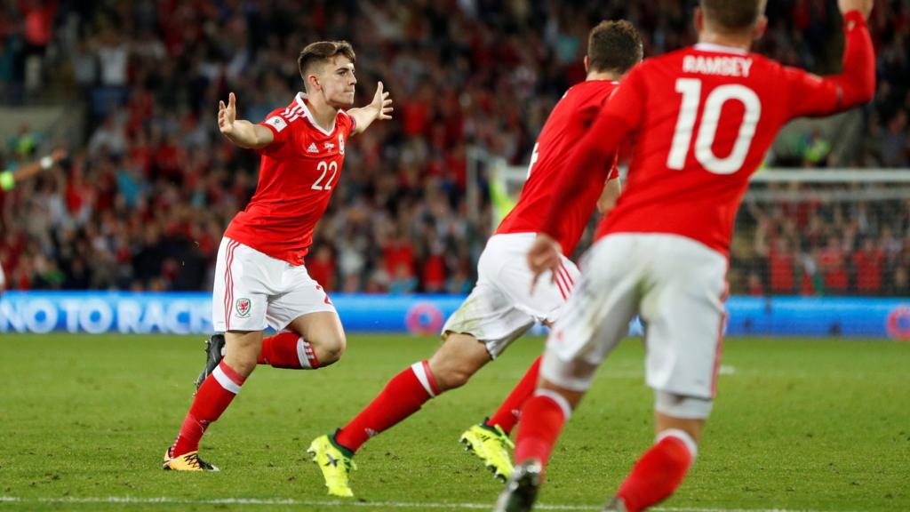 Ben Woodburn celebrates