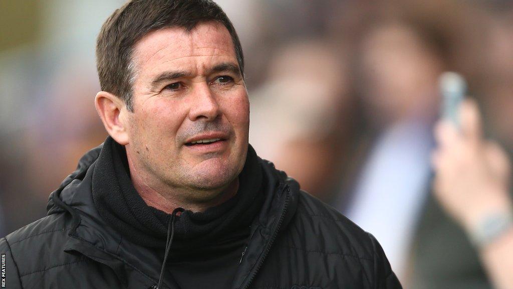 Mansfield Town boss Nigel Clough on the touchline