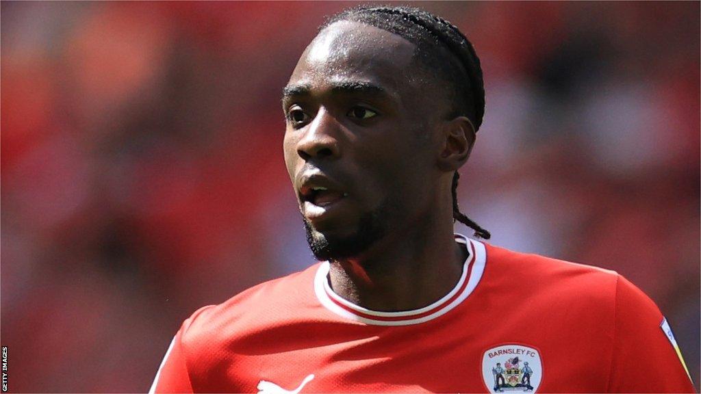 Devante Cole in action for Barnsley