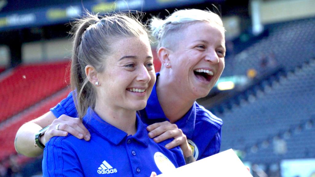 Scotland Women Lana Clelland And Christie Murray Answer Your Questions Bbc Newsround