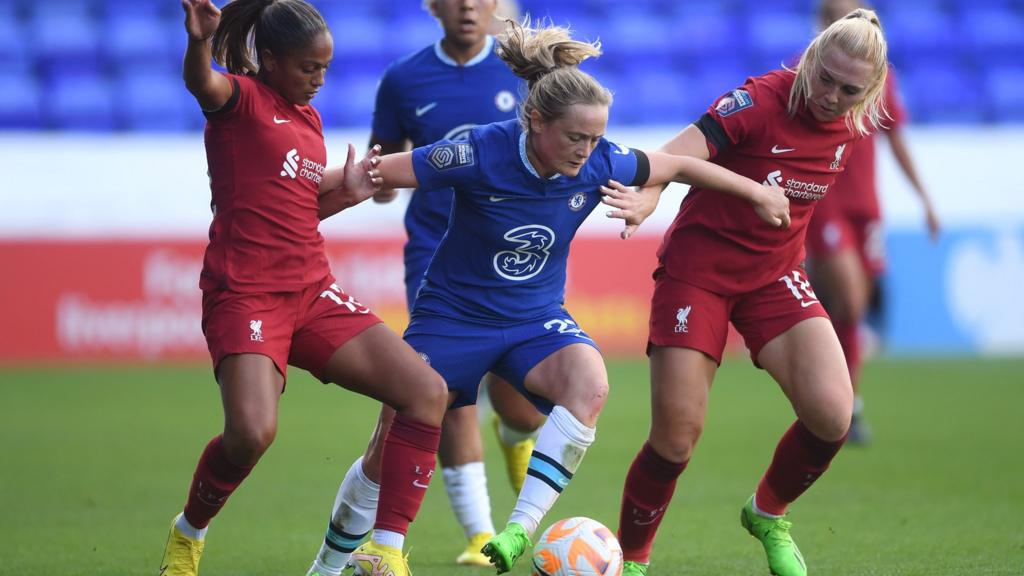 Chelsea taking on Liverpool at Prenton Park