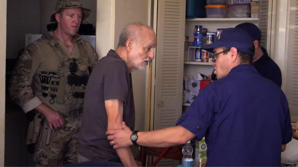 Supplies of food and water reach an old people's home that lost power when a hurricane hit Puerto Rico.