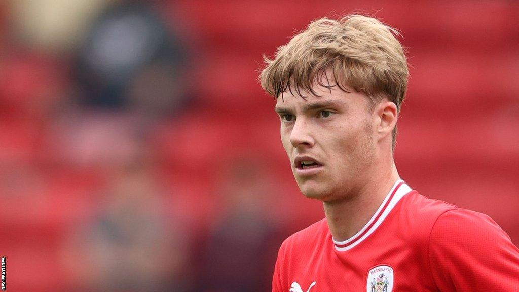 Luca Connell in action for Barnsley