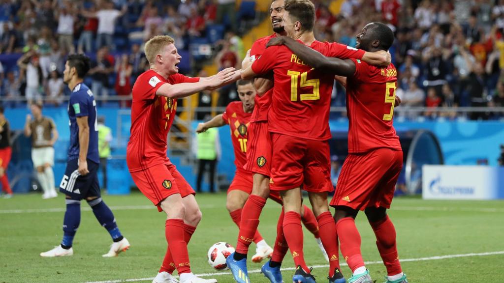 Belgium celebrate