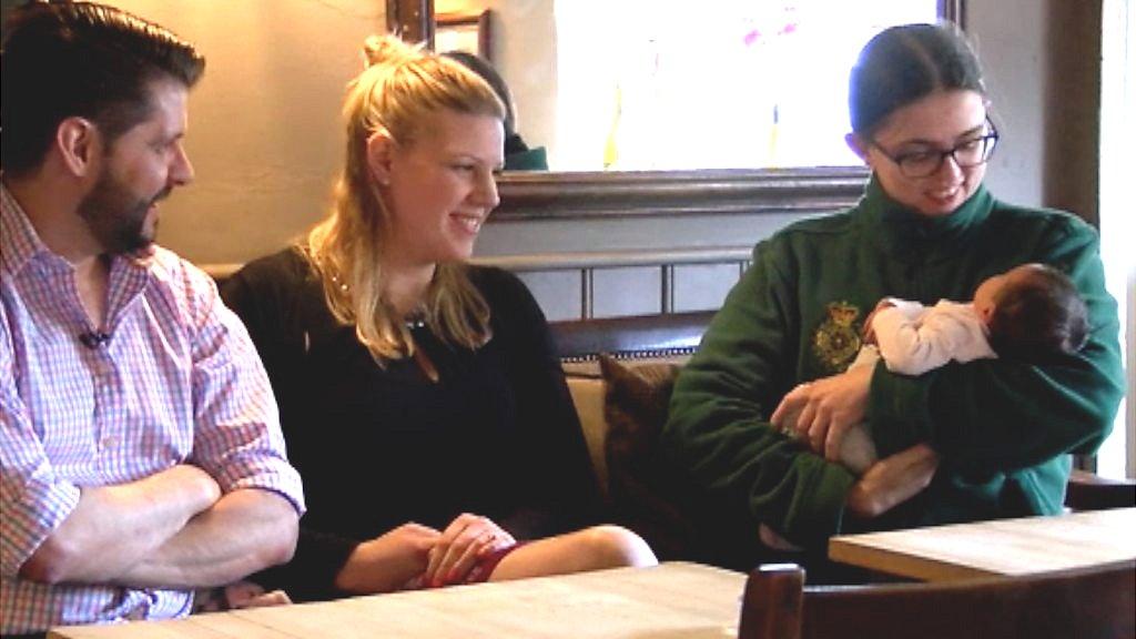 A 999 call handler meets the baby she helped deliver over the phone.