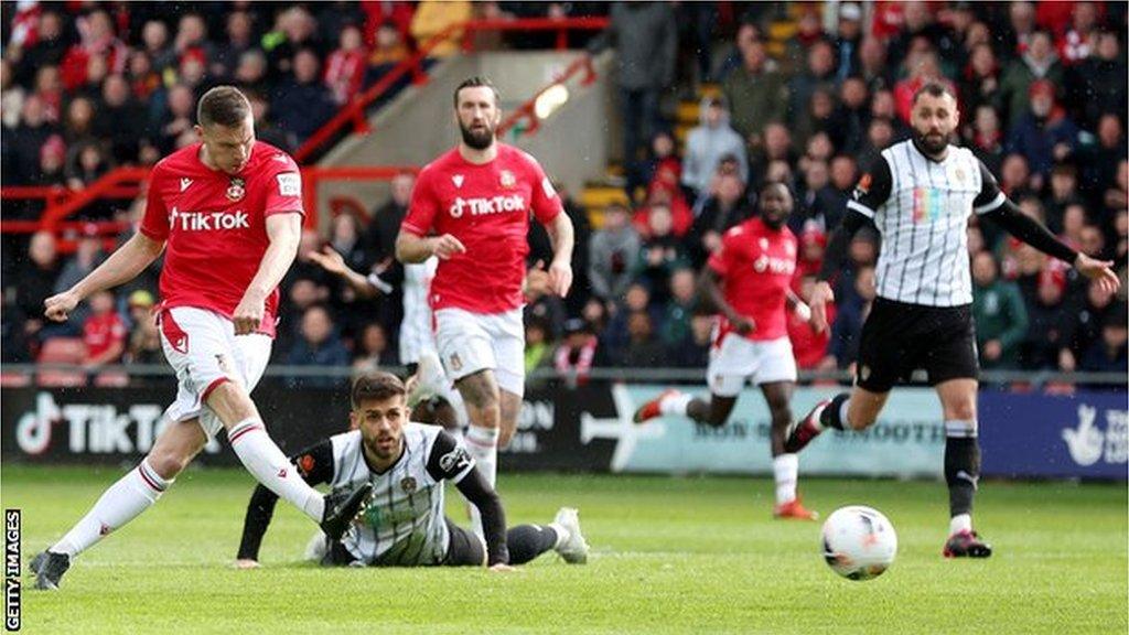 Paul Mullin's goal began Wrexham's fightback before the striker set up their two other goals