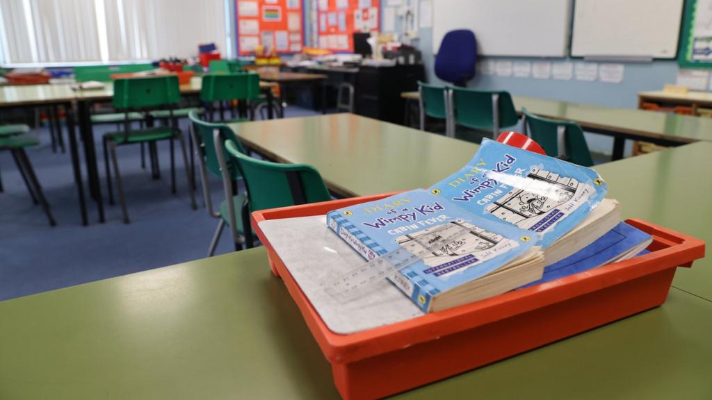 An empty classroom