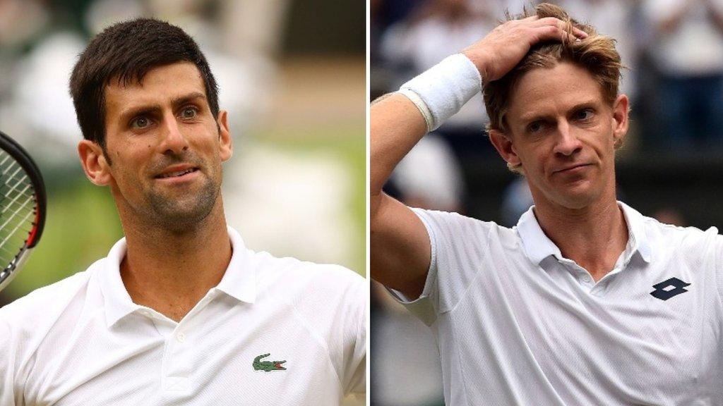 Novak Djokovic and Kevin Anderson