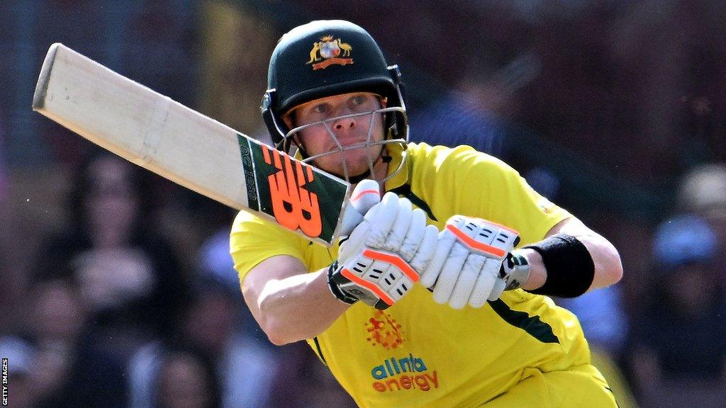 Australia's Steve Smith in second ODI v England in Sydney, 2022