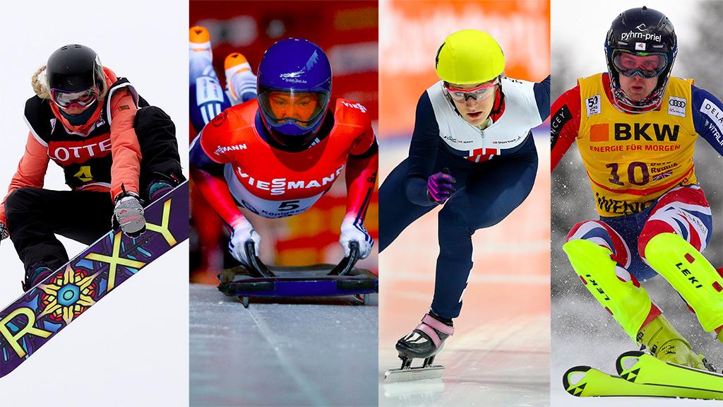 Katie Ormerod, Lizzy Yarnold, Elise Christie, Dave Ryding