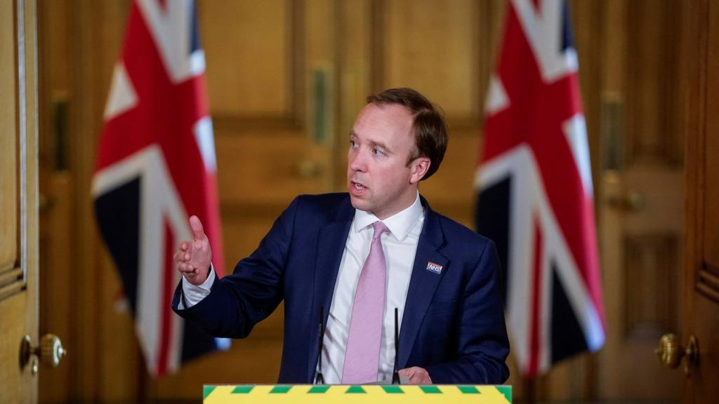 Health Secretary Matt Hancock (1 June)