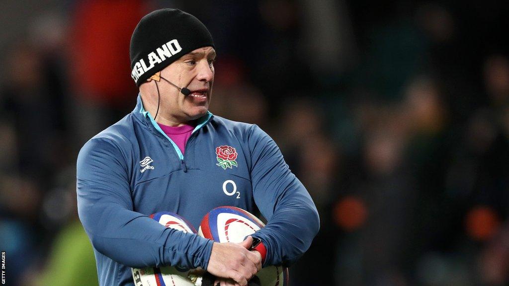 Richard Cockerill in England training